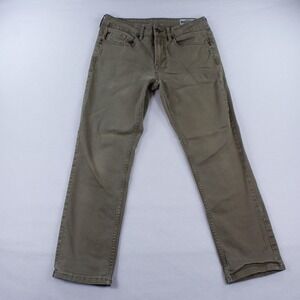Buffalo David Bitton Sam-X Slim Straight Stretch Pants Men's Size 30 Khaki